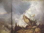 Joseph Mallord William Turner The fall of an Avalanche in the Grisons (mk31) oil painting artist
